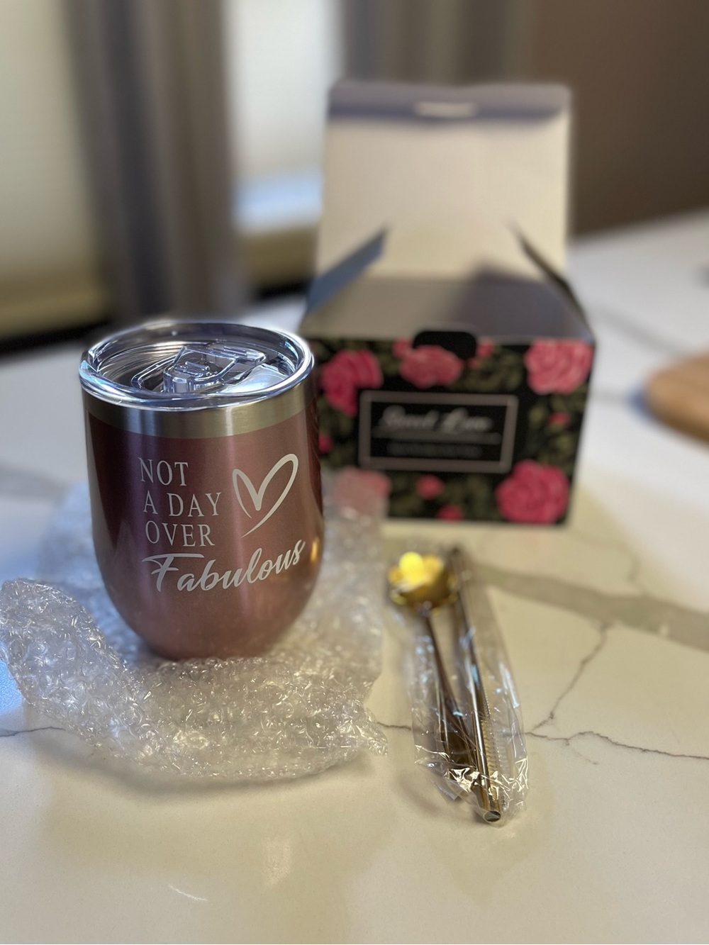 Rose Gold - Not A Day Over Fabulous Stainless Tumbler